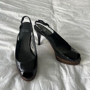 Stuart Weitzman Black/Brown Heels